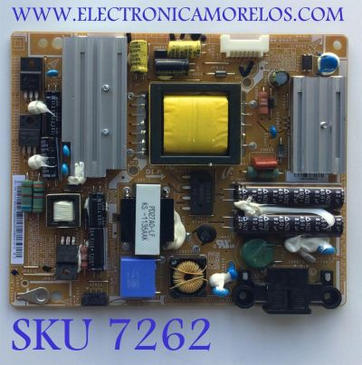 FUENTE DE PODER PARA TV SAMSUNG / NUMERO DE PARTE BN44-00449A / PSLF500501A / BN4400449A / SU10054-10052 / PANEL LTM230HT09 / MODELO LT23A350NDY/ZA	